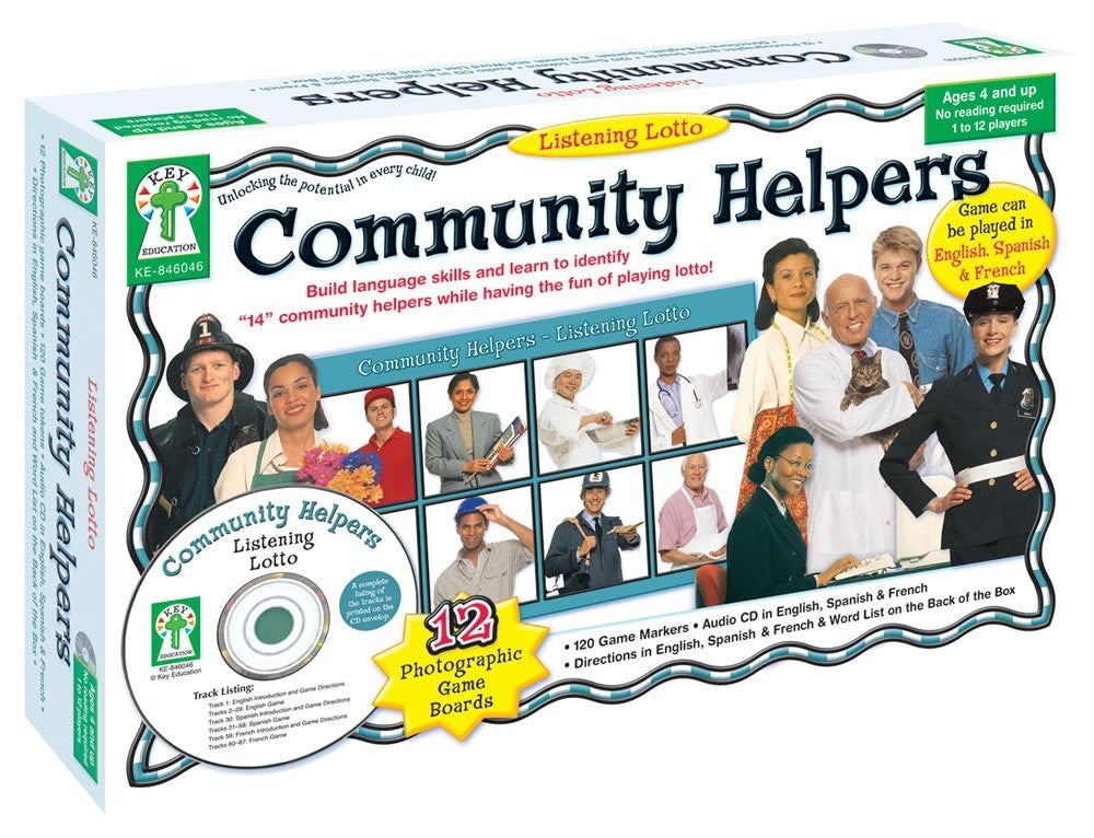 Community Helpers Listening Lotto
