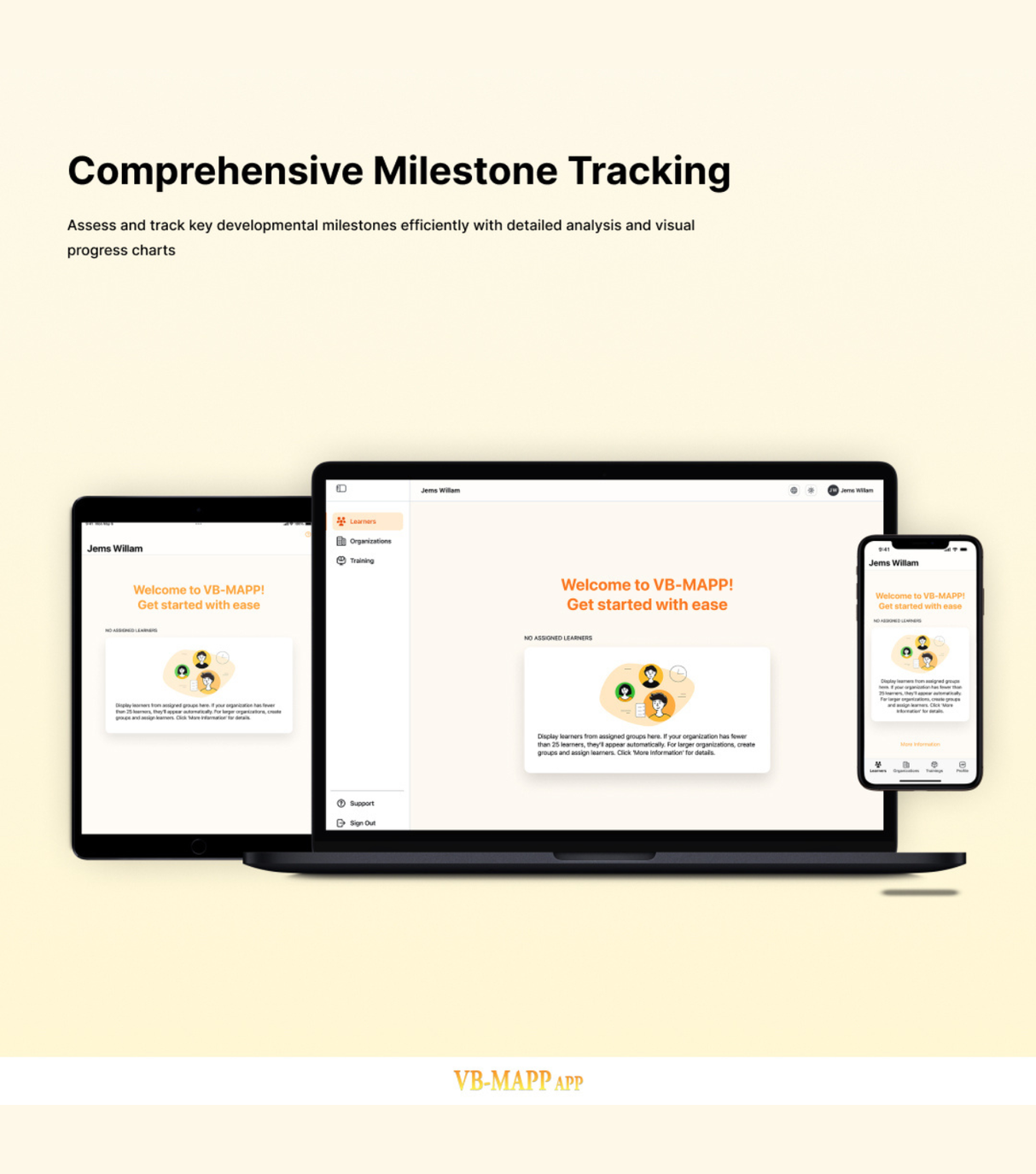 VB-MAPP Online App for iPhone, iPad and Web